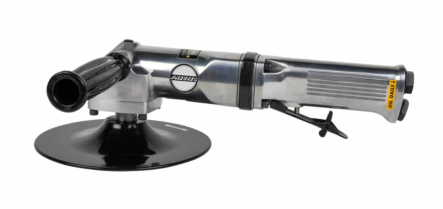 Winkelpolierer UT 8752 R Winkelpolierer mit besonders flachem Arbeitskopf und Heckauspuff