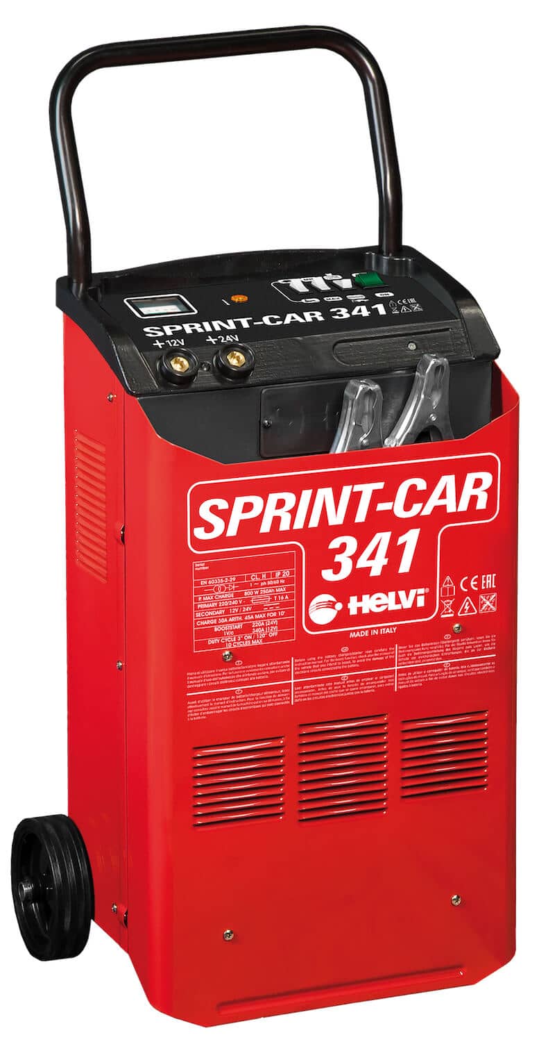 Batterieladegerät Sprintcar 341 Professionelles Batterieladegerät mit Starthilfe. Ladespannung 12/24 V.