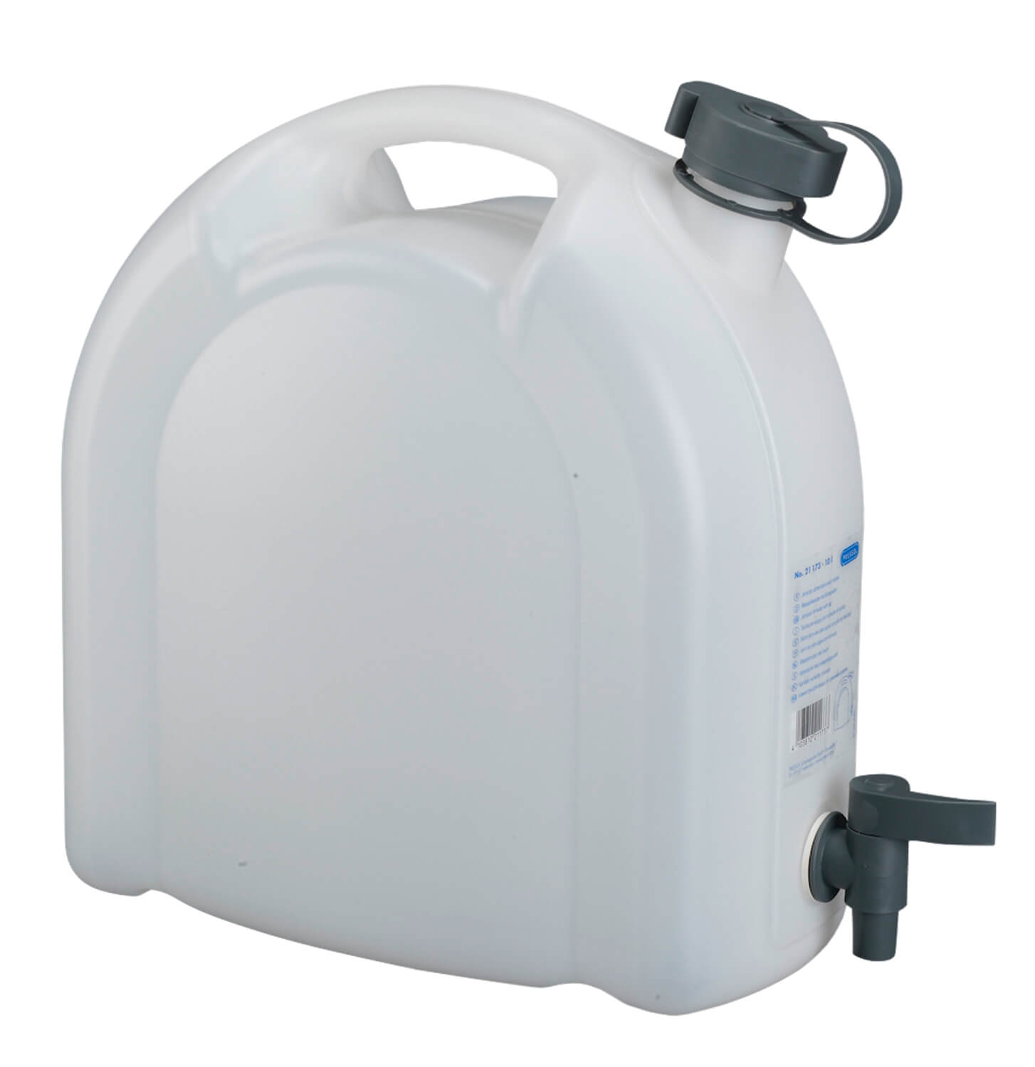 Wasserkanister Typ KKW-SA 10 Robuster 10 Ltr. Kunststoffkanister aus HDPE, lebensmittelecht. Nicht eichfähig.