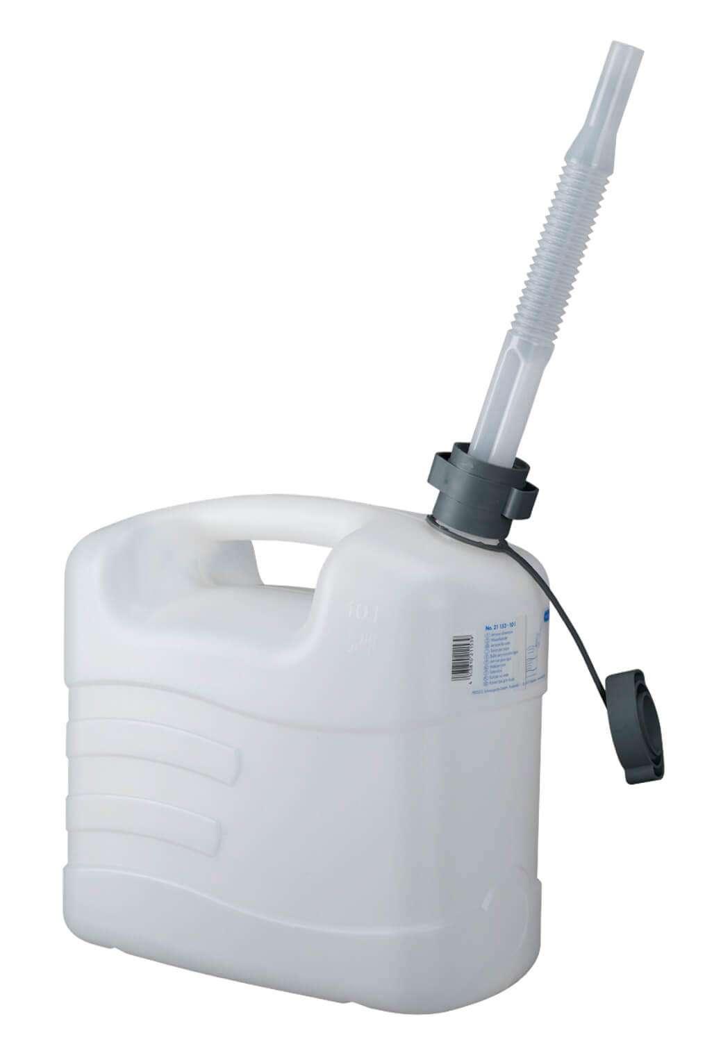 Wasserkanister Typ KKW-R 10 Robuster 10 Ltr. Kunststoffkanister aus HDPE, lebensmittelecht. Nicht eichfähig.