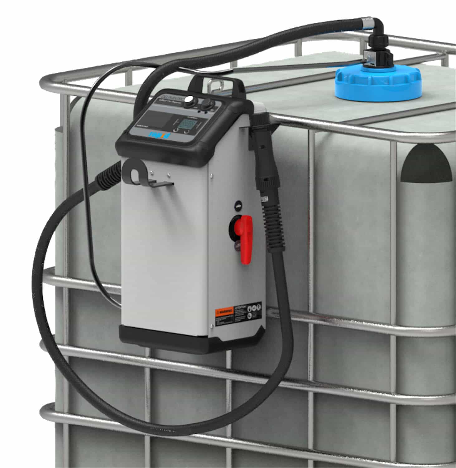 PKW-Betankungssystem für AdBlue® Delphin Pro IBC Vollautomatisches PKW-Betankungssystem für AdBlue® für die Werkstatt, \\r\\nzur Verwendung mit IBC-Behältern.