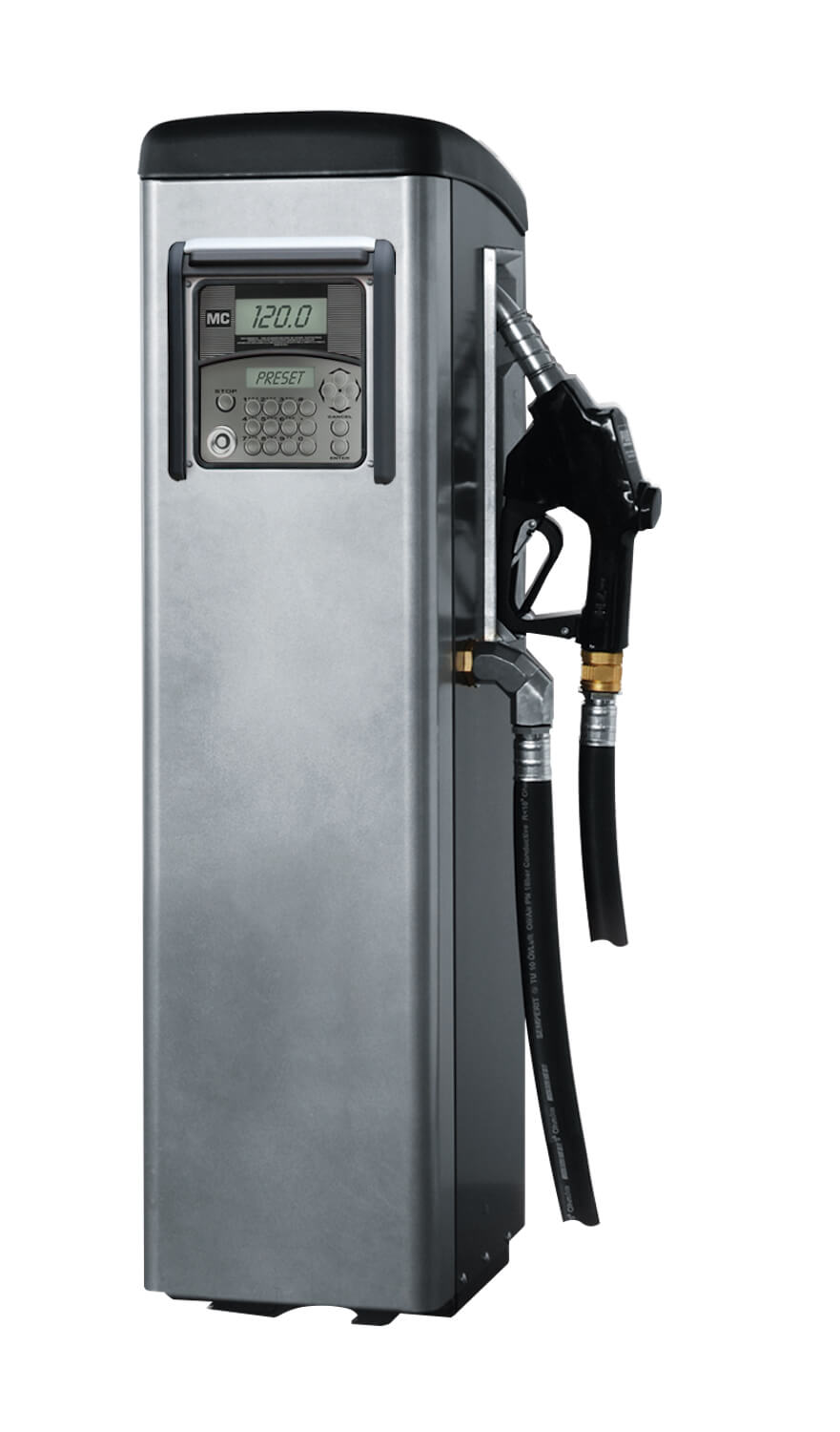 Dieselzapfsäule DAS 100 MCT für bis zu 80 registrierte Nutzer, mit selbstsaugender Elektropumpe