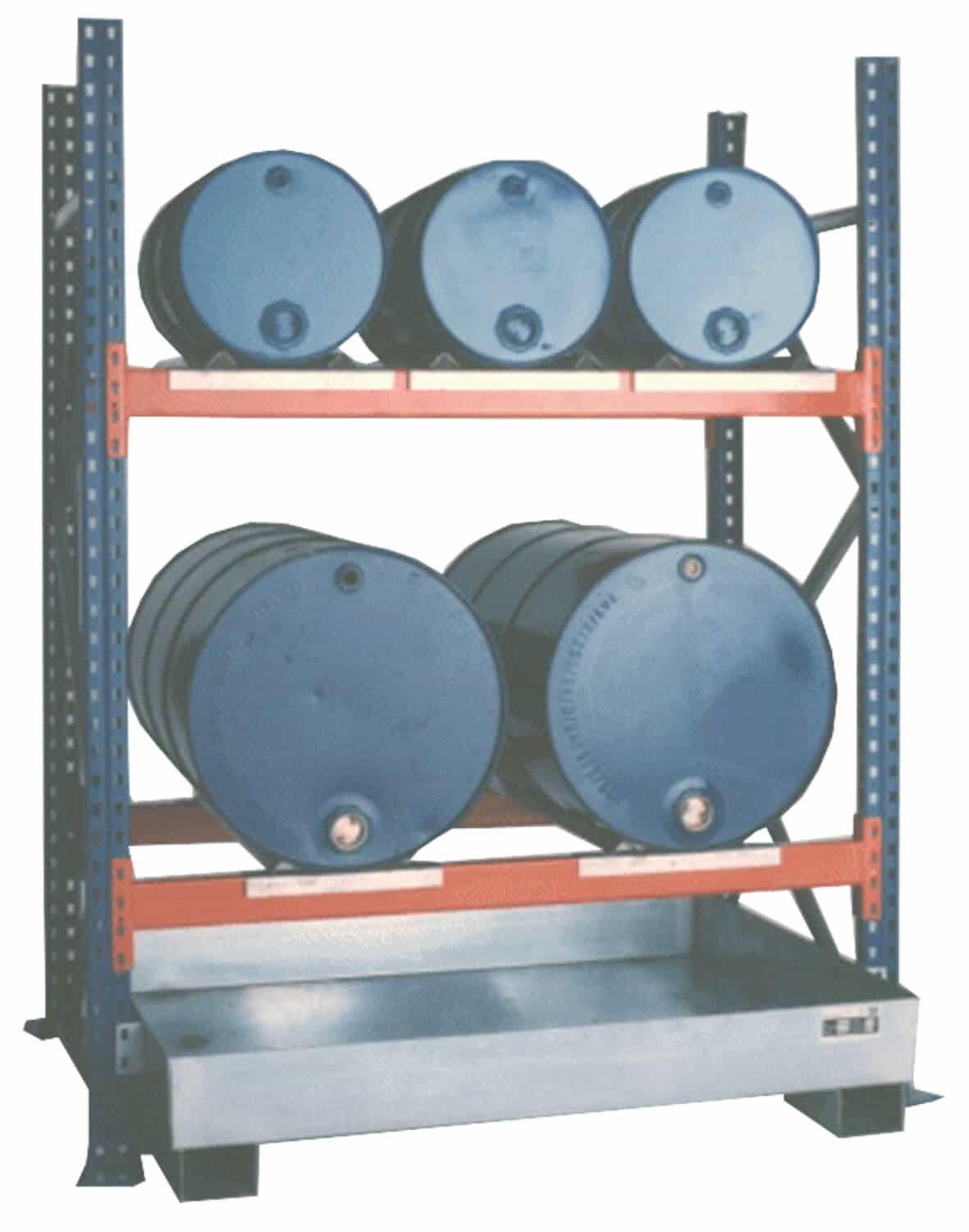 Abfüllplatz AFP 1620/2 Abfüllplatz zur Lagerung von 3x 60 Ltr.- und 2x 200 Ltr.-Fässern.