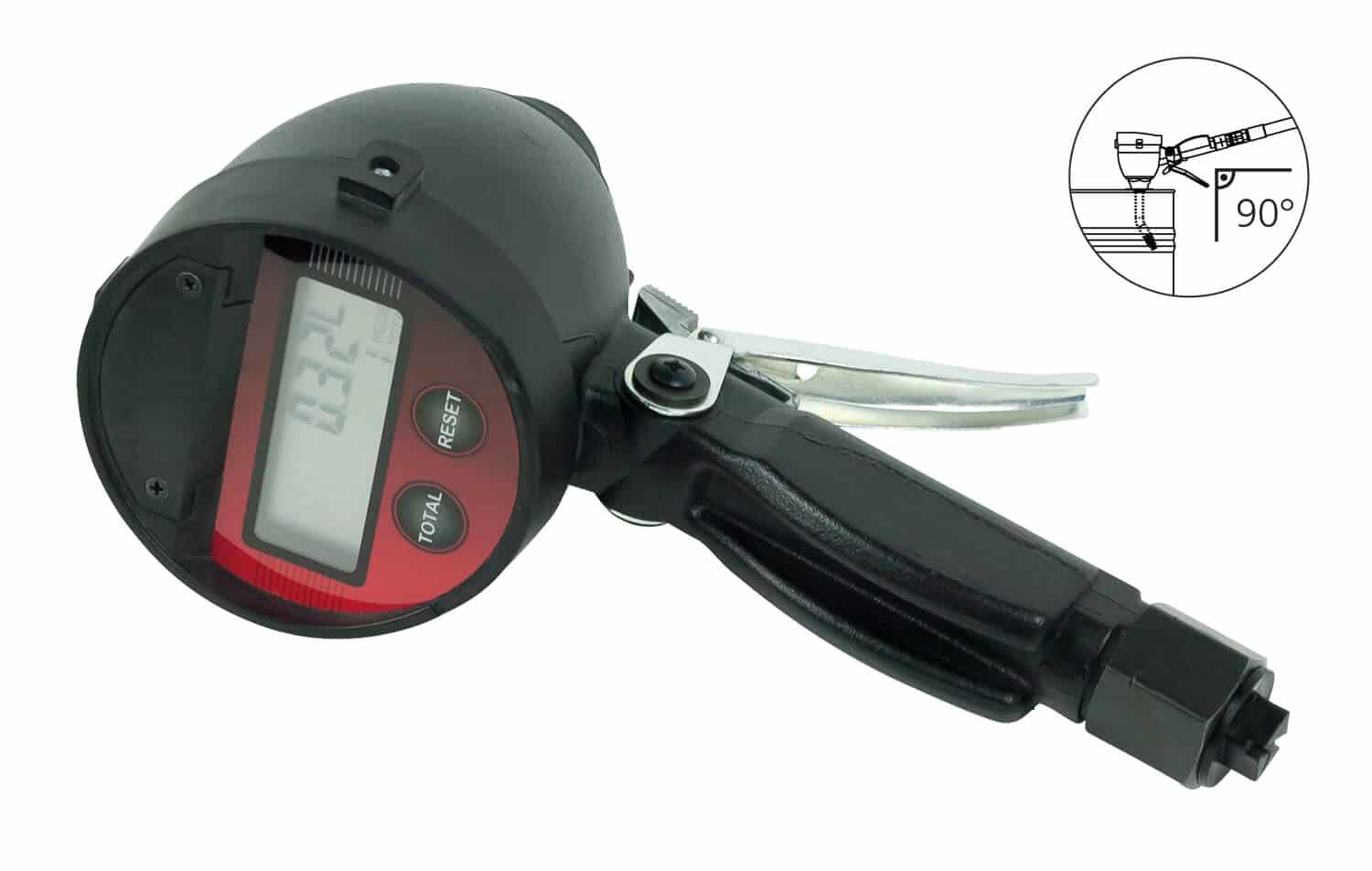 Handdurchlaufzähler LCD 20 Digitaler Handdurchlaufzähler für Öle, G 1/2\.