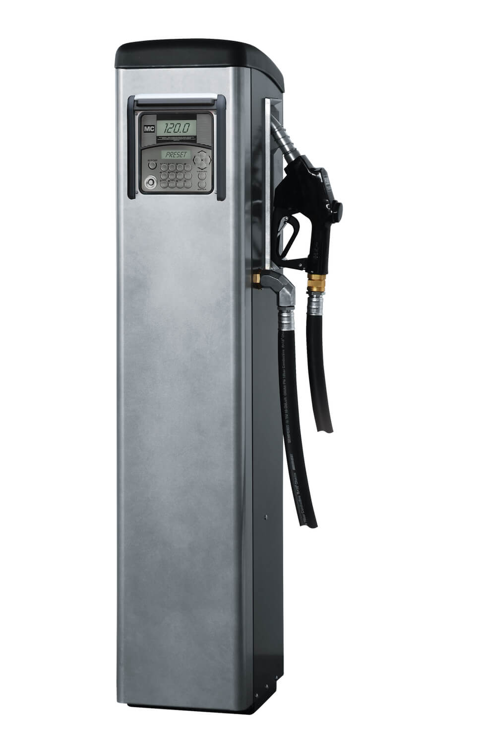 Dieselzapfsäule DAS 70 MCF für bis zu 80 registrierte Nutzer, mit selbstsaugender Elektropumpe